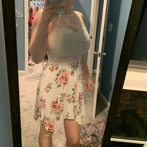 Rue 21 white floral dress